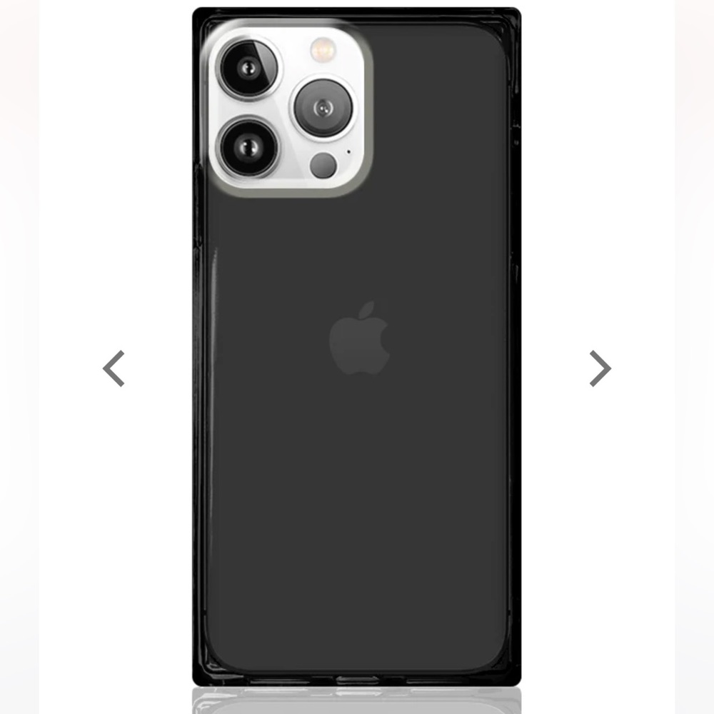 FLAUNT Clear Black SQUARE iPhone 12 Pro Max Case‎